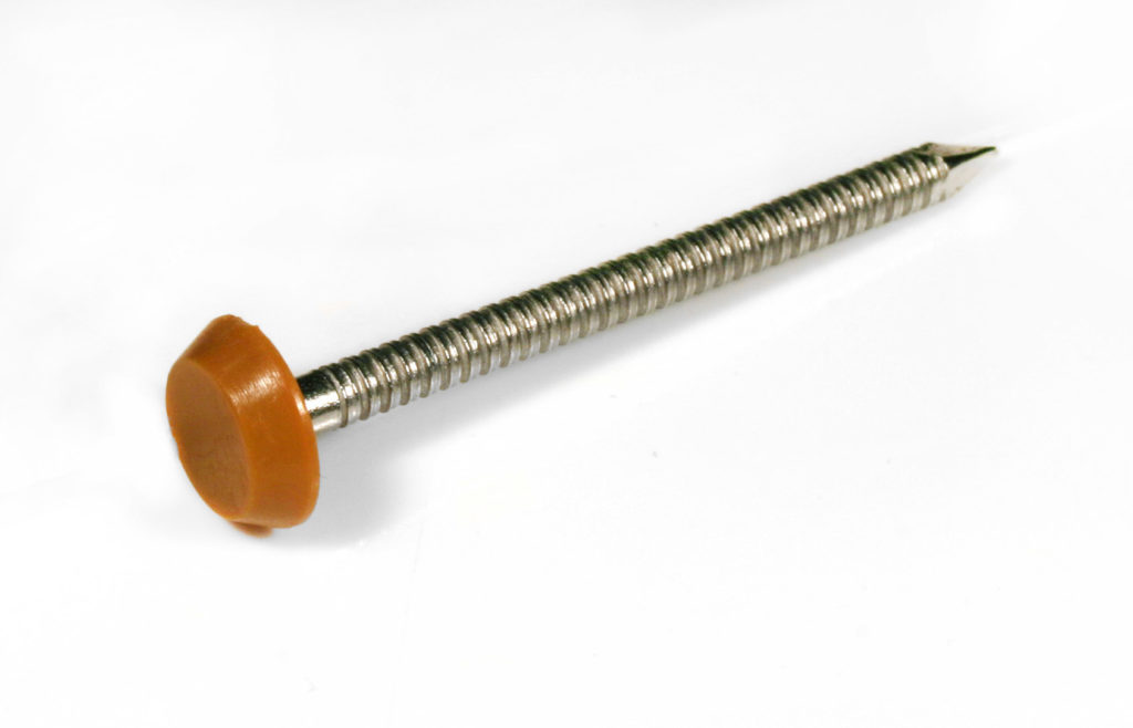 Beige POLYTOPS® polymer head pins and nails